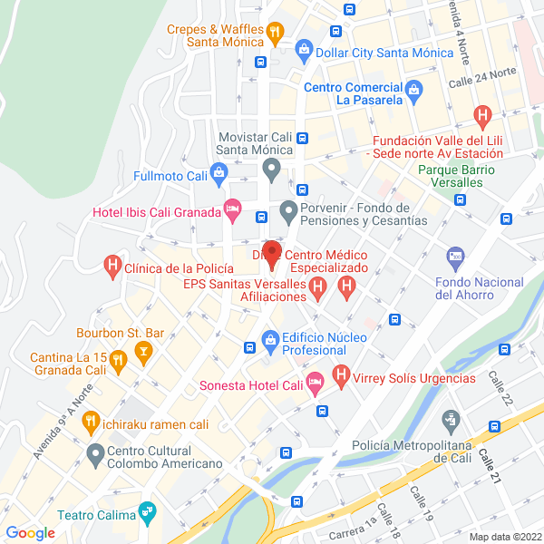 Map of Variedades Vernel Ltda