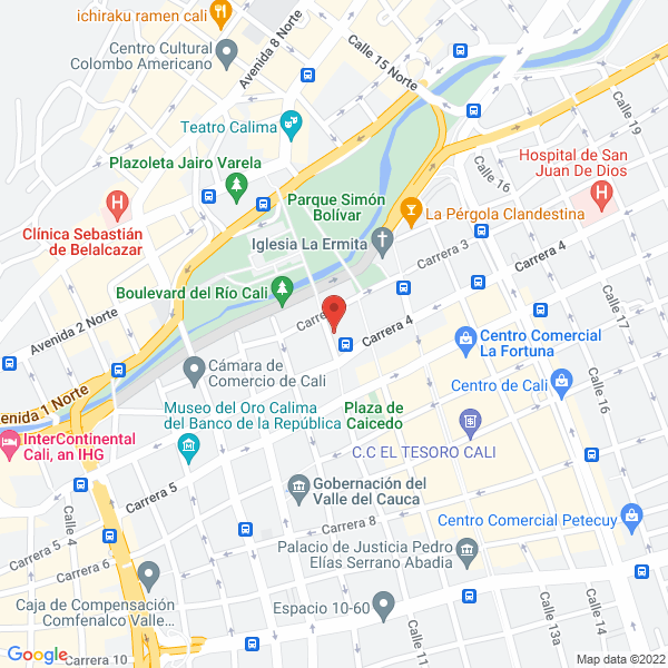 Map of Fundación Alianza Colombia