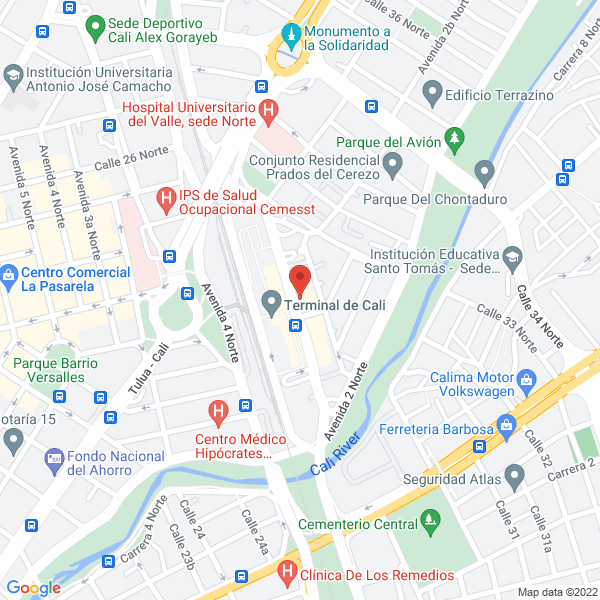 Map of Cooperativa Transportadores Cta
