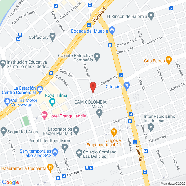 Map of Montajes Quintero Ramos S.A.S.