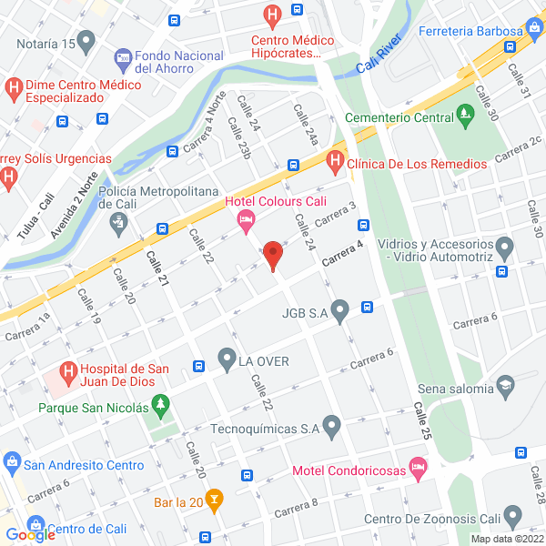 Map of Unidad De Salud Ocupacional Ltda