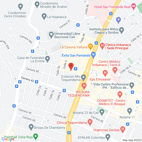 Map of Integrando Mercadeo & Publicidad Ltda.