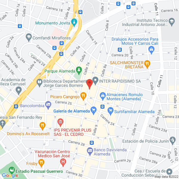Map of Insumos De Colombia Ltda.