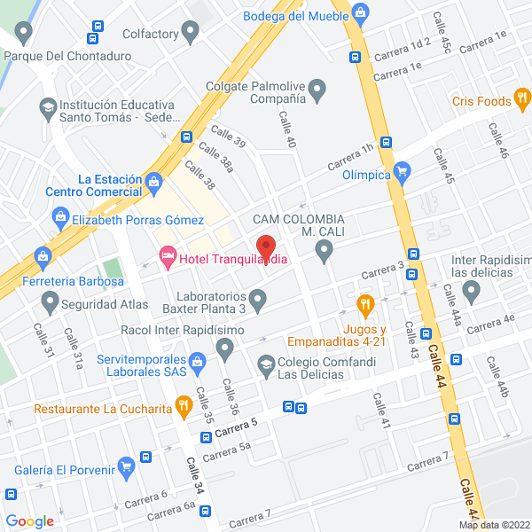 Map of Almazor S.A.S.
