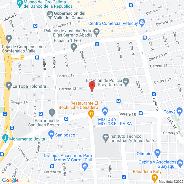 Map of International F.T.Z. Holding S.A.S