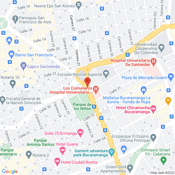 Map of Hernández Mario