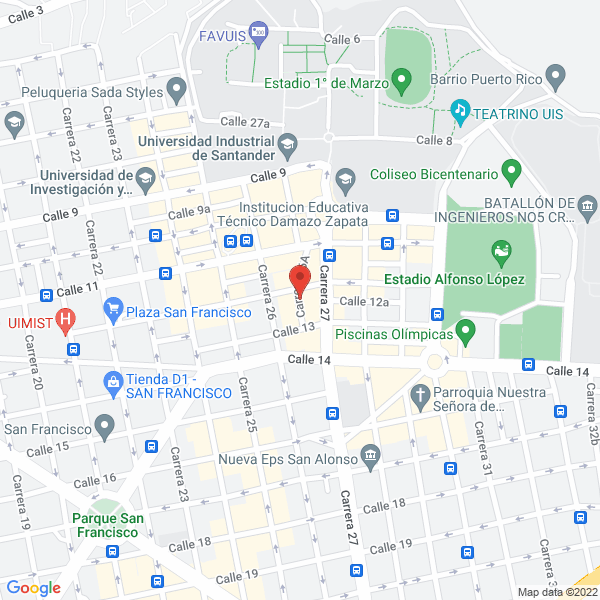 Map of Audifim S.A.S.