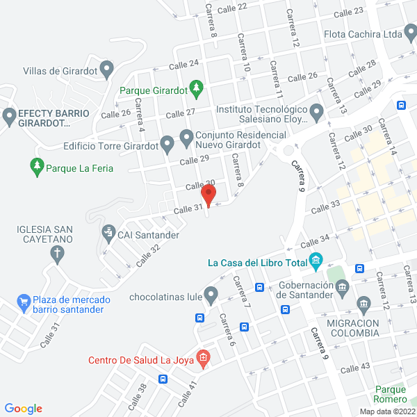 Map of Autocamiones La Guayanita