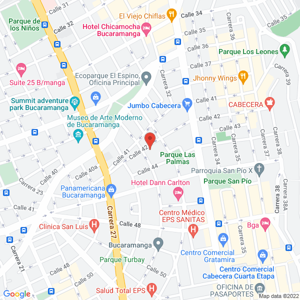 Map of C.I. Vipots S.A.S