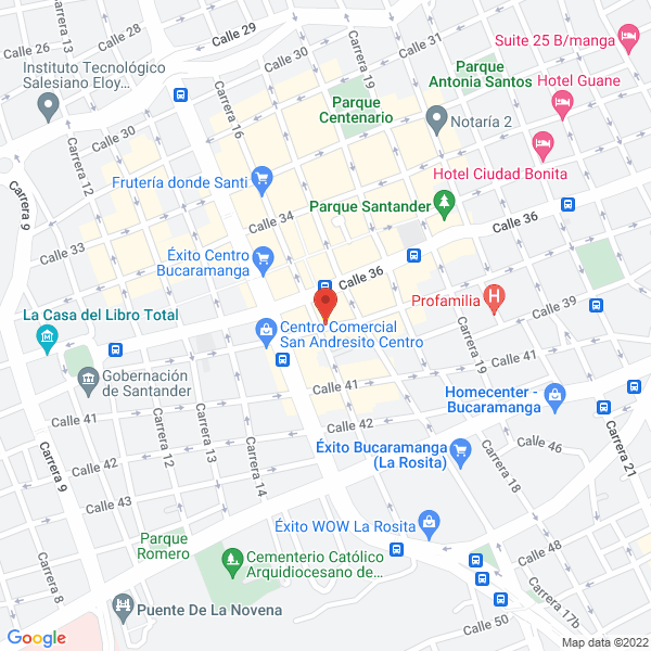 Map of Cafetería Epicosas