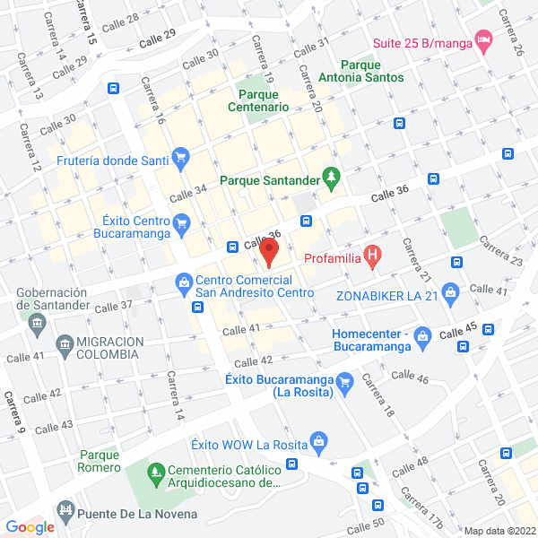Map of Cafetería Omnicentro