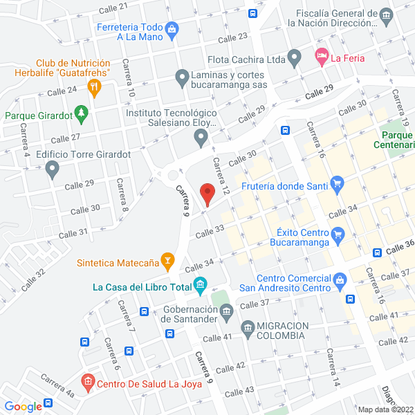 Map of Comercializadora E Inversiones San Miguel S.A.S.