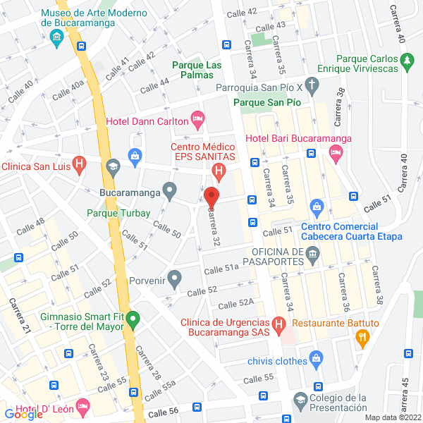 Map of Constructora Institucional Del Oriente S.A.S.