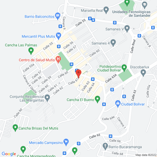 Map of Creaciones Dakar Sport