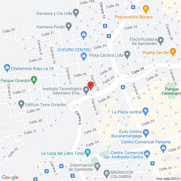 Map of Fuente De Soda Virafaca