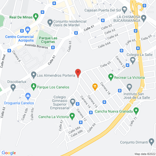 Map of Fulhers Service & Cía. Ltda.