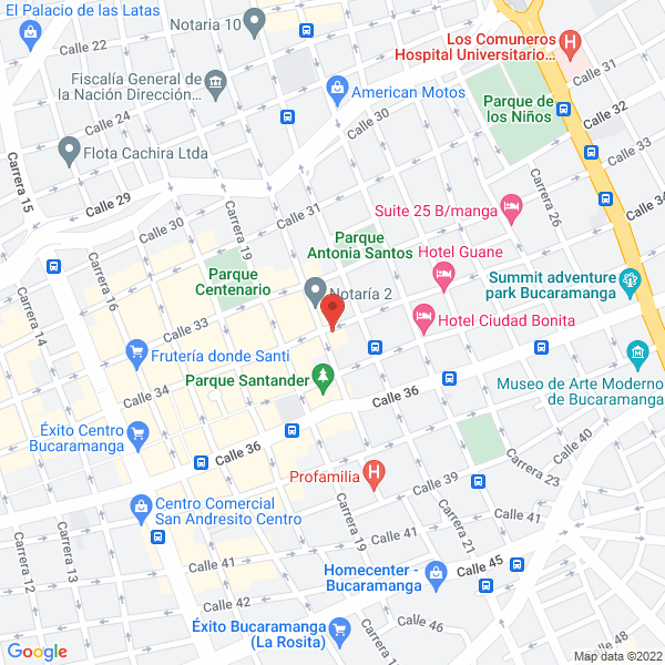 Map of Grupo De Empresas Del Oriente Colombiano S.A.S