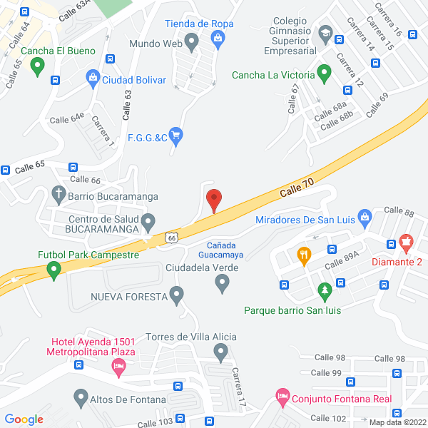Map of Metálicas Tin Tin