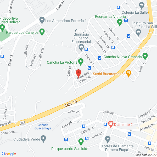 Map of Precocidos Express