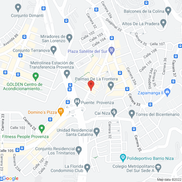 Map of Salón De Belleza Leidy