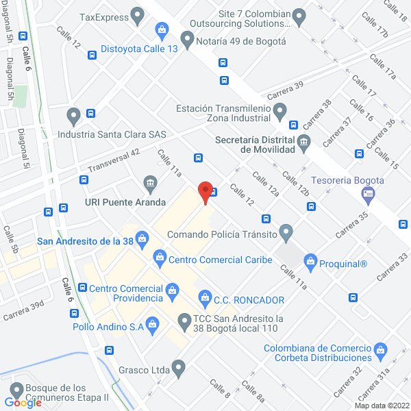 Map of Asociación Colombiana De Veedurías