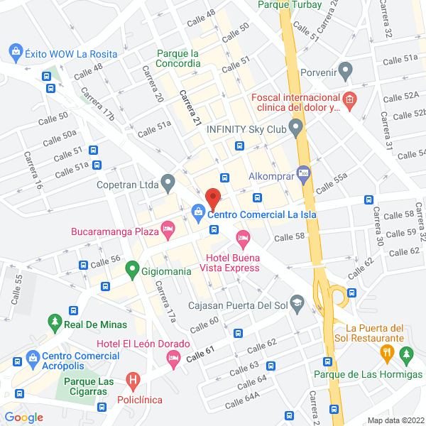 Map of Joyería Y Platería Amatista