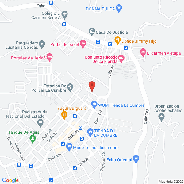 Map of Pulpifruta S.A.