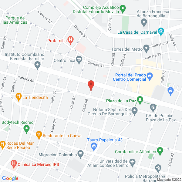 Map of Maydar Galera Inocencio Henry