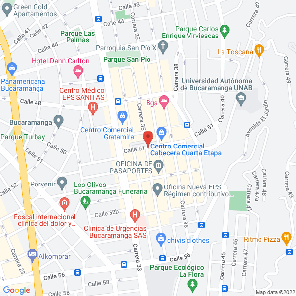 Map of Agro Silver Colombia