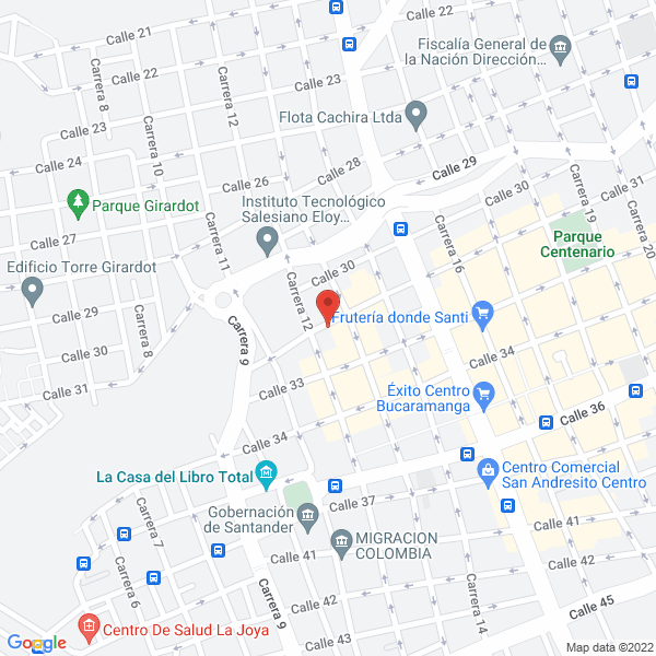 Map of Almacén De Suelas Cúcuta