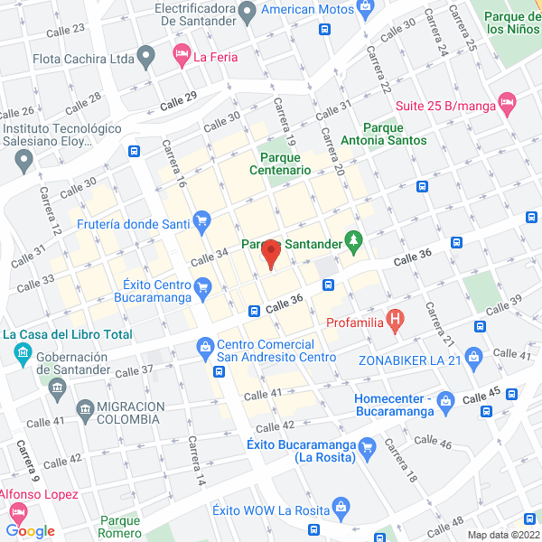 Map of Arte Kuna Y Cuero