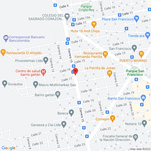 Map of Ballen Motors Col
