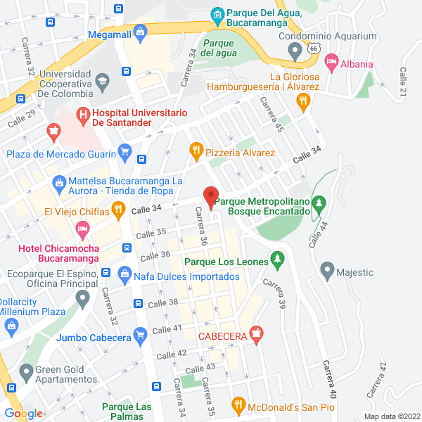 Map of Barajas Moreno Jose Arnaldo