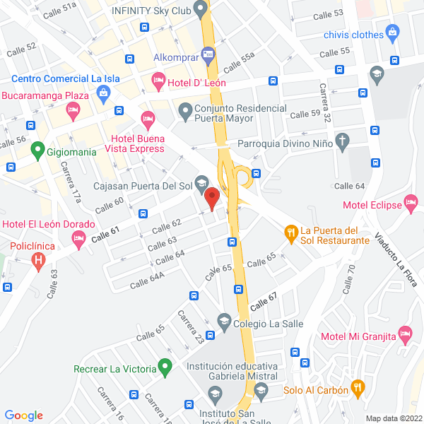 Map of C Y S Cobos Maquinados