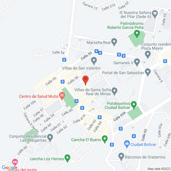 Map of Calza Chicas
