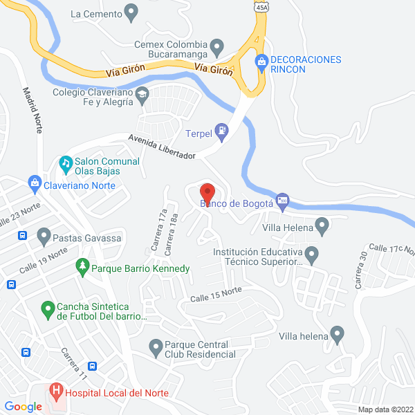 Map of Calzado Gema