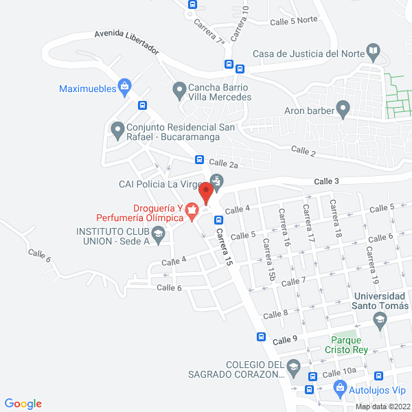 Map of Ips Medicina Única