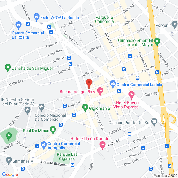 Map of Hotel Swite Real