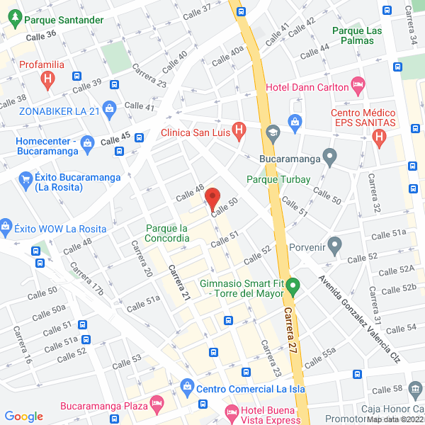 Map of Hilos Los Angeles