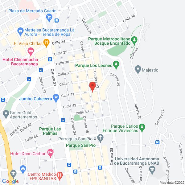 Map of Gedesalud C.T.A