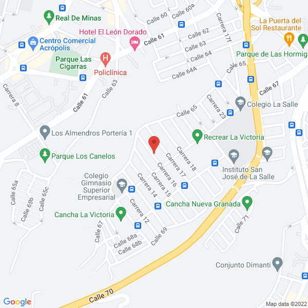 Map of Hogar Geriatrico Solo Amor