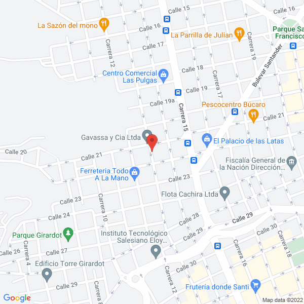 Map of Floristería Del Mar
