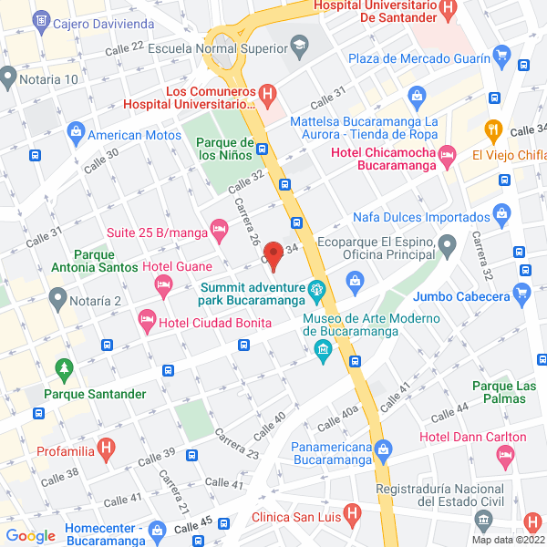 Map of Inmobiliaria Paseo España