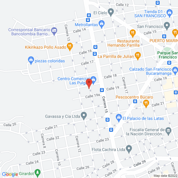 Map of Inpromaq Ltda.