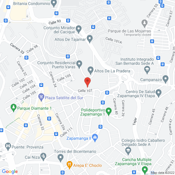 Map of Instalaciones Hidrosanitarias Av. Fuentes
