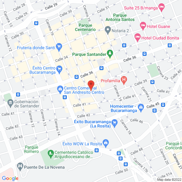Map of Ilumicentro