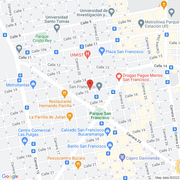 Map of Importadora Imporpar S.A.