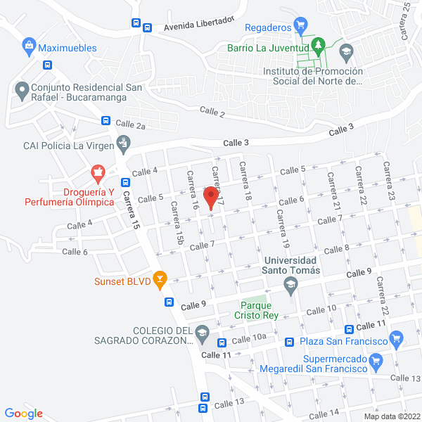 Map of Industrias La Superior S.A.S.