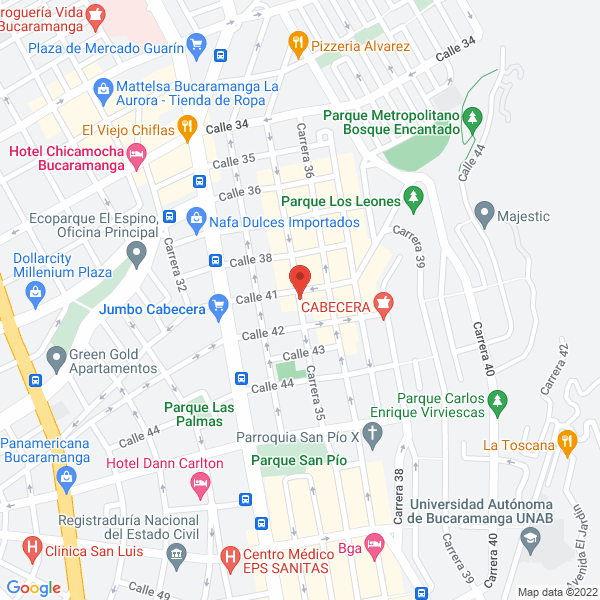 Map of Hogar Infantil Santa Teresita