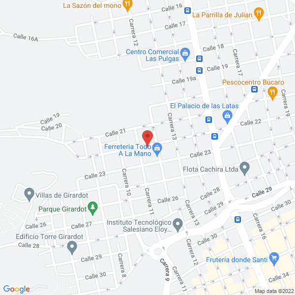 Map of Importadora De Repuestos La 22